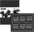 Soho Urban Artist Handmade Soft Pastel Blocks - Black Set of 6 Professional Pastels - Velvety Colors for Toning Paper, Large-Scale Drawings, & Layering - Lightfast and Highly Pigmented