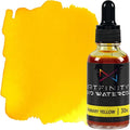 Liquid Watercolor Paint 30 ml Bottle, Primary Yellow - Vibrant Dye-Based Liquid Watercolor w/Glass Pipette, Fast-Drying, Fine Art Paint for Calligraphy, Airbrushing & Traditional Art