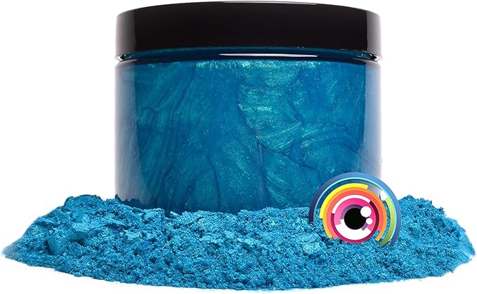 Eye Candy Pigments Premium Blue Mica Powder - Sora-IRO Blue (50gr) - for Epoxy, Resin, Soap, Paint, Woodworking, Acrylic Pouring, Bath Bombs, Fishing Lures - DIY Arts and Crafts Additive