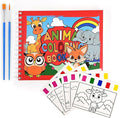 Watercolor Workbook, 30-Page Water Painting Book with 2 Brushes – Mess-Free Reusable Arts & Crafts Gift for Kids