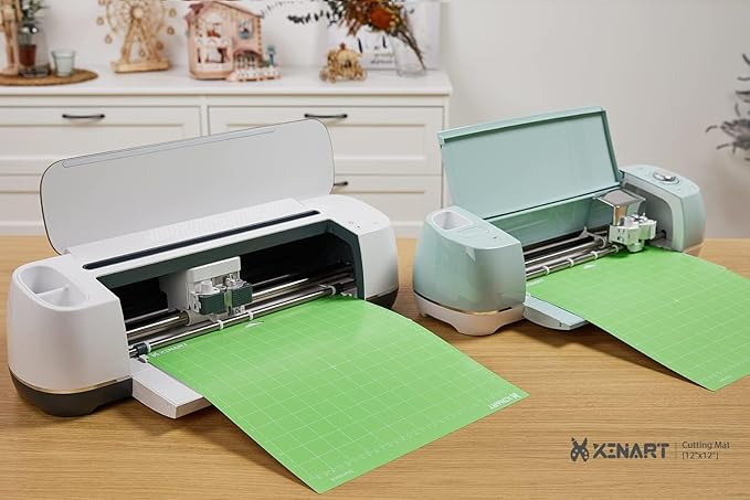 Xinart Cutting Mats for Cricut Maker 3/Maker/Explore Air 2/Air/One(Lightgrip+Standardgrip, 12x12 Inch) Replacement Cutting Mats Compatible with Cricut
