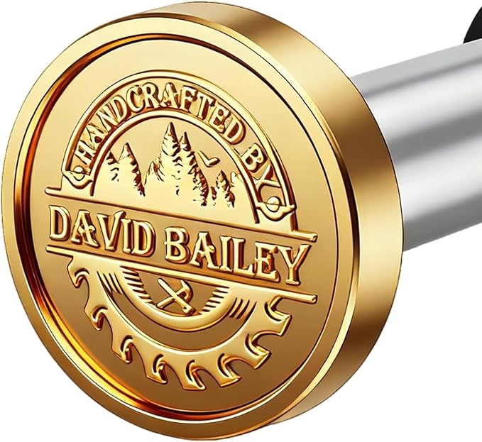Custom Electric Branding Iron Head - Wood Branding irons Personalized Burning Stamps Without Electric Handle, Woodworking Tools for DIY Crafts Handmade Lover Gift