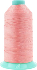 Mandala Crafts Size 207 630D T210 Bonded Nylon Thread - Blush 800 YDs Tex 210 Heavy Duty Sewing Threads for Leather, Jeans, Weaving, Outdoor Marine Upholstery
