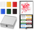 Mini Portable 6-Color Solid Watercolor Paint Set for Adults & Artists, High Tinting Strength Travel Art Kit for Beginners and Professionals, Half Pans (Each Capacity Approx 1.5ml).Travel
