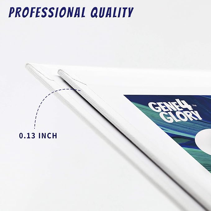 Canvas Panel Painting Boards 5 x 7 inch, 60 Pack, Art Canvas for Hobby Painters,Students & Kids