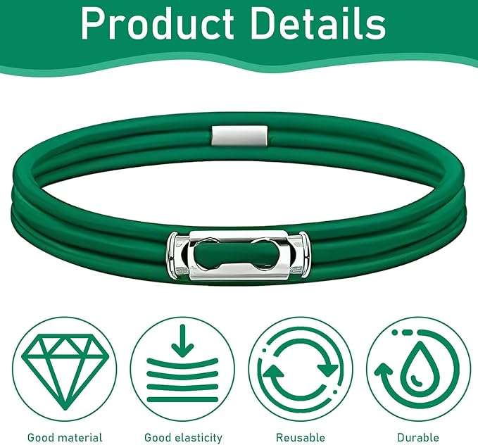 6 Pcs Large Rubber Bands for Trash Cans, Cord Lock Adjustable Garbage Can Bands Fits 40-96 Gallon Trash Cans, Multifunction Bungee Cords for Kitchen Home Office School Garbage