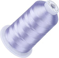 Simthread 5500Yds Embroidery Thread, 5000M High-Yardage 40WT 100% Polyester Thread – 170+ Vivid Colors, High-Speed Rated – Compatible with Brother, Singer, Janome & More - Lavender 804
