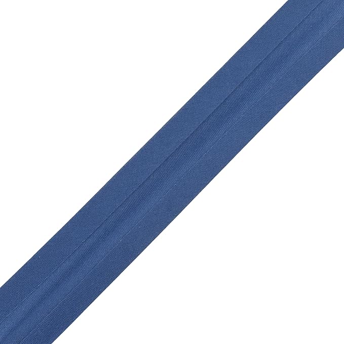 Mandala Crafts 55 Yards 1 Inch Denim Double Fold Bias Tape for Sewing - Bias Binding Tape for Quilting Binding, Hemming, Seam, and Fabric Piping