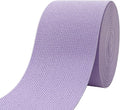 Lavender Knit Elastic Band 3 inch 5 Yards Double-Side Twill Woven Elastic Heavy Stretch Elastic Spool for Sewing Pants Waistband, Wigs, Skirts, Craft DIY Projects (#33)