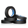 Black Painters Tape,1" x 60 Yards x 5 Rolls (300 Yards Total) - Medium Adhesive Masking Tape for Painting,Labeling,DIY Crafting,Decoration and School Projects