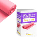 18" x 1200" (100 ft) Pink Kraft Paper (Case of 16 Rolls), 45 lbs Thickness, Made in USA Kraft Paper for School, Art Colored Paper, Gift Wrapping Paper, Packing Paper for Moving