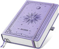 EMSHOI Graph Paper Notebook - 320 Pages, A5 Hardcover Leather, 100gsm Thick Paper, Square Grid Notebook for Women Men Work School Math Writing, Graphing, Engineering, 5.75 x 8.38, Light Purple