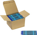 80 Count Single Color Crayons Bulk Pack - BLUE single color crayon refill - Regular size crayons (5/16" x 3-1/2")