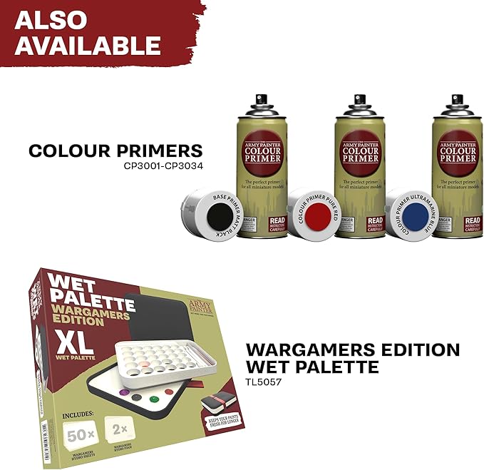The Army Painter, Hydro Pack, Wet Palette Wargamers Edition XL Refill, 50 Hydro Sheets and 2 Hydro Foams, For miniature and model painting