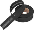 MECCANIXITY 1 Inch Single Fold Bias Tape Polyester Continuous Bulk Bias Tape for Sewing,Seaming Quilting Hemming Binding Crafts (Black 10 Yards)