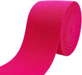 Rose Knit Elastic Band for Sewing 3 inch 5 Yards Double-Side Twill Woven Elastic Heavy Stretch Elastic Spool for Sewing Pants Waistband, Wigs, Skirts, Craft DIY Projects