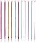 Coopay Long Crochet Hook Set, 11pcs Tunisian Multicolor Afghan Crochet Needles for Crocheting, 2mm(B)-8mm(L), Great Knitting & Crochet Supplies Tool for Beginner, Crocheter & Knitter
