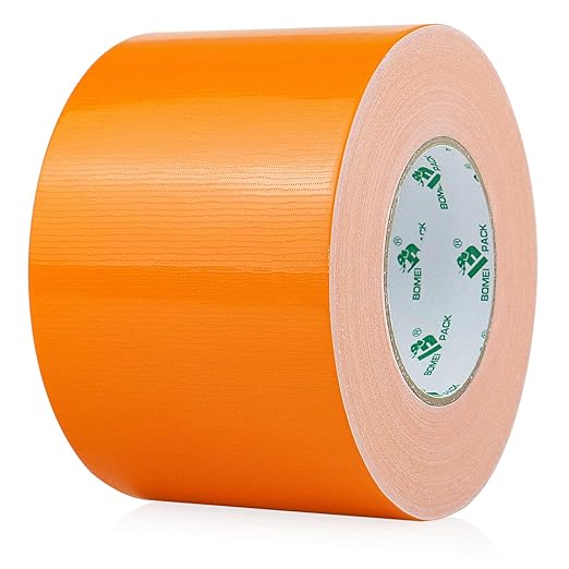 BOMEI PACK 4inch Wide Green Duct Tape, Heavy Duty Strong Waterproof Industrial Color Duct Tape 9.0mil x 4inch x 60yds for Packing and Repairing
