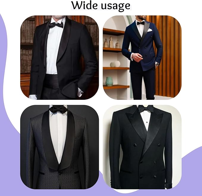 3/4" 100 Pcs Black Tuxado Suit Buttons 30L Black Satin Buttons 0.75 inch (19 mm) Round Fabric Covered Smooth Metal Shank Ideal for Tuxedo Shirt Formalwear Jacket Clothes Blouse Skirts