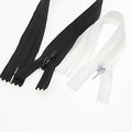 Leekayer 9" Invisible Nylon Zipper for DIY Tailor Sewing Craft 10 PCS/Pack (Black&White,9 inch)