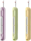 Upgraded 2 in 1 Automatic Needle Threaders Seam Ripper,Quilting Supplies Sewing Kit,Quick Sewing Machine Loop Needle Threaders (3PCS-Purple/Green/Yellow)