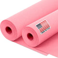 12" x 1200" (100 ft) Pink Kraft Paper Roll (Value Pack of 2), 45 lbs Thickness, Made in USA Colored Craft Paper for School, Bulletin Board - Odorless, Non-Toxic, Safe for Kids