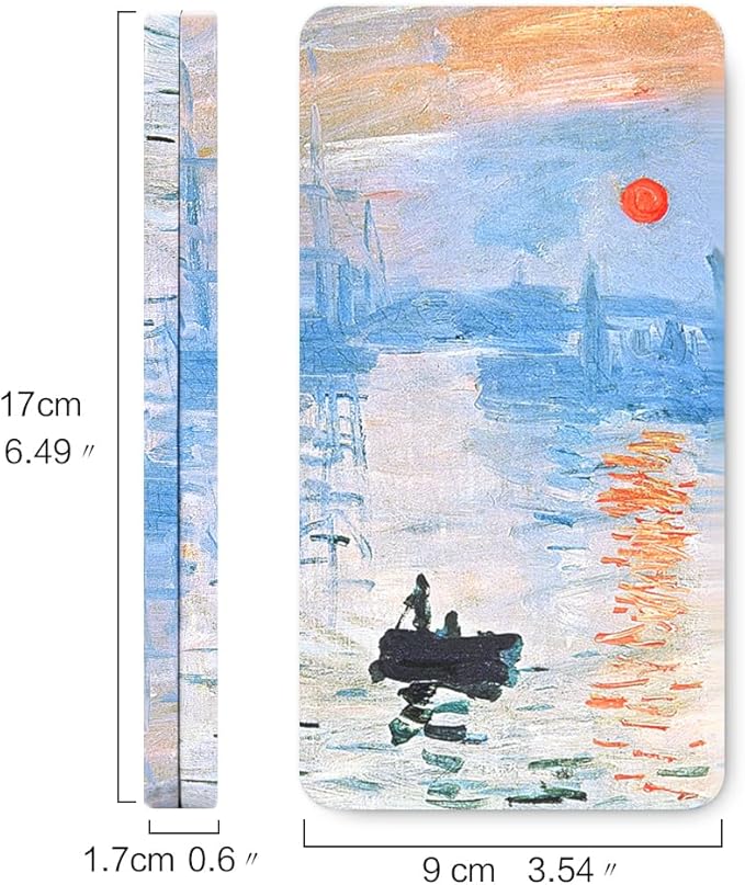 Portable Watercolor Tins Paint Palette with 40Pcs Empty Half Pans and Magnetic Squares, Small Travel Metal Paint Box with Acrylics Painting Art Drawing.Sunrise