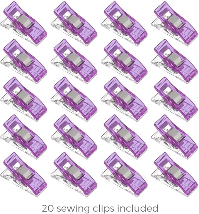Rotary Cutter Set - Quilting Kit incl. 45mm Fabric Cutter, 5 Replacement Blades - Ideal for Crafting, Sewing, Patchworking, Crochet & Knitting (Lavender, A1 Set (36" x 24"))