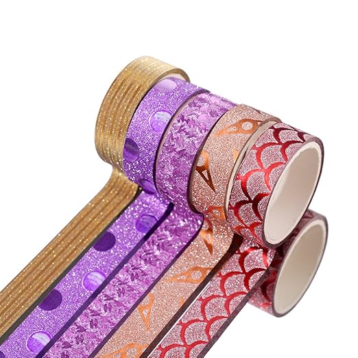 30 Rolls Washi Masking Tape Set,Decorative Craft Tape Collection for DIY and Gift Wrapping with Colorful Designs and Patterns