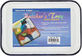 Creative Mark Butcher Tray Palette - 7.5 x 11 Inches - Triple Coated Enamel Tray Palette for Painting, Color Theory, Mixing, and More