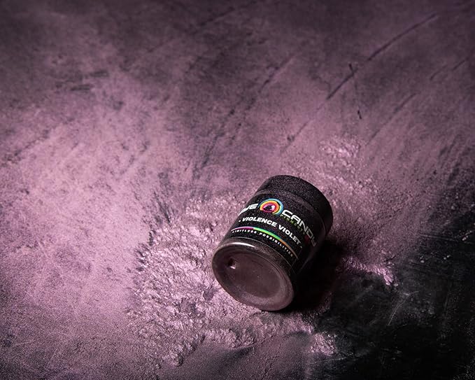 Eye Candy Pigments Premium Purple Mica Powder - Violence Violet (50gr) - for Epoxy, Resin, Soap, Paint, Woodworking, Acrylic Pouring, Bath Bombs, Fishing Lures - DIY Arts and Crafts Additive