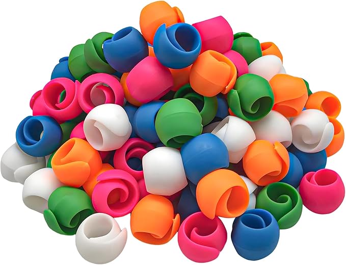 Fbshicung 200pcs Upgraded Thread Holders Compatible with Larger Spool Huggers-Keep Thread Spool Neat and Organized for Sewing and Embroidery Machines