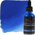 Liquid Watercolor Paint 30 ml Bottle, Ultramarine - Vibrant Dye-Based Liquid Watercolor w/Glass Pipette, Fast-Drying, Fine Art Paint for Calligraphy, Airbrushing & Traditional Art
