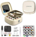 LINSHDA Sewing Kit, Travel Mini Sewing Kits for Adults Small Sewing Supplies and Accessories for Home Use & Quick Stitch Solutions (White)