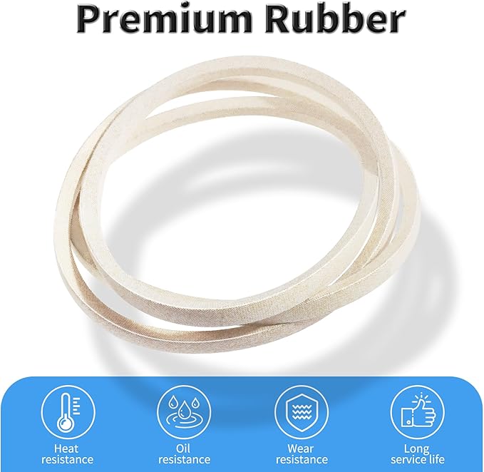 FOCMKEAS 2 Pcs M39 Industrial Sewing Machine Belt Inner Perimeter 39 inch Rubber Triangle V-Belt Treadle Sewing Machine Replacement Belts for Drive Systems in Textile, Printing Equipment Industries