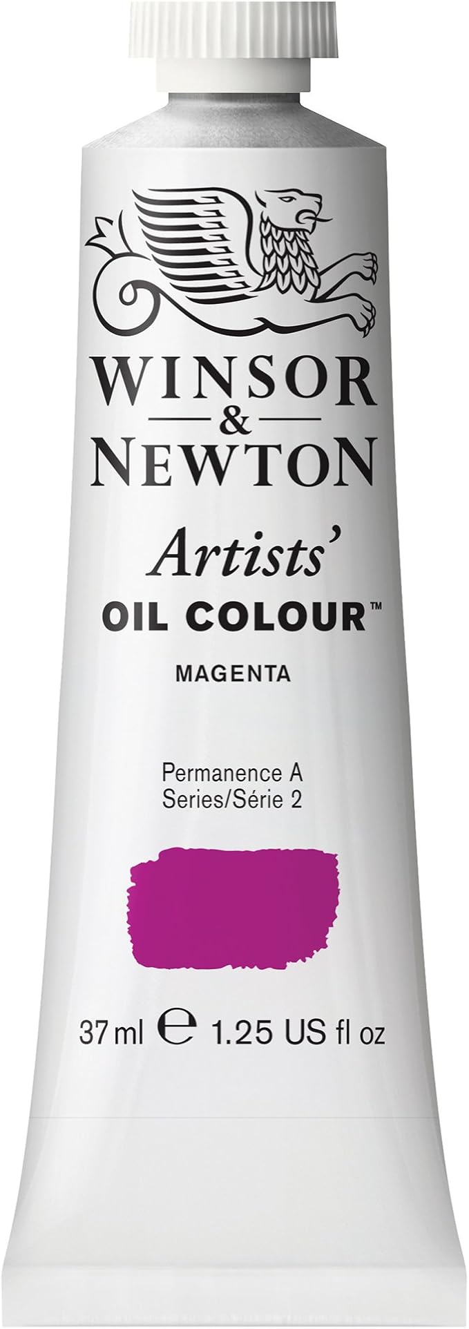 Winsor & Newton Artists' Oil Color, 37ml (1.25 oz) Tube, Magenta