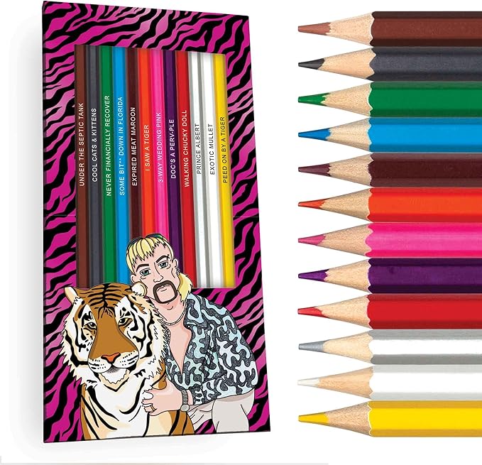 Exotic Colors - Tiger King Inspired Parody Colored Pencils