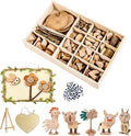 EVDBOBO DIY Wood Chip Craft Kit -Elevate Loose Parts Play Interaction-Enhance Kid Creativity with Natural Wood Slices