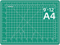 DIYSELF Cutting Mat 9in×12in, Cutting Mats for Crafts, Self Healing Cutting Mat A4, Cutting Mats Double Side for Sewing, Fabric, Quilting, Craft Mat for Desktop