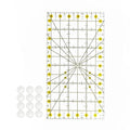 Sewing Rulers,Quilting Rulers Fabric Cutting Ruler 1pcs(6.5x12)
