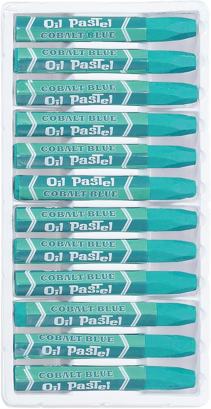 PATIKIL Blue Green Oil Pastels, 48Pcs Soft Oil Crayons Pastels Stick Vibrant and Creamy Art Supplies Bulk for Artists Beginners Art Painting Drawing Blending Graffiti Gallery