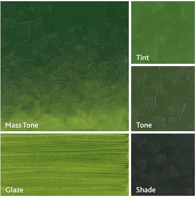 Tusc & Pine Artist Oil Paint - Sap Green, 40 ml, Non-Yellowing, Rich & Creamy Consistency, Maximum Pigment Load, Small Batch Milled Oil Paints Made in the USA for Professional Artists