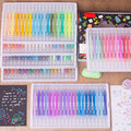 SASPOO Acrylic Gel Pens for Drawing,Colors Gel Paint Pens Ultra Fine ST Point 1.0, Set of Acrylic Marker Pens Color Ink for Journaling, Crafts Art Supplies (120)