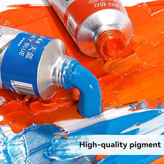 Paul Rubens Oil Paint, 20 Colors*50ml LargeTubes, Professional Oil Colors with High Saturation, Creamy Texture and Consistency,Art Supplies for Artists, Students, Beginners-B Set