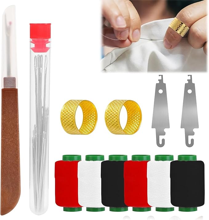 Big Eye Steel Sewing Needles Kit-37PCS Stainless Steel Sewing Needle Kit Hosenwelt Sewing Kit Sewing Tool Set Stainless Steel HandSewing Needles, StainlessSteel Needles for Hand Sewing, for Beginners