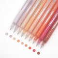 Gel Pens with Fine Point 0.6mm, 9 Colors Drawing Pencils for Adult Coloring Books Smooth Writing Pen Set for Journaling(Colour of Skin)