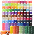 100 Color All Purpose Sewing Thread Polyester 250 Yards Per Spools for Hand Stitching, Embroidery, Machine, Quilting and Crafts