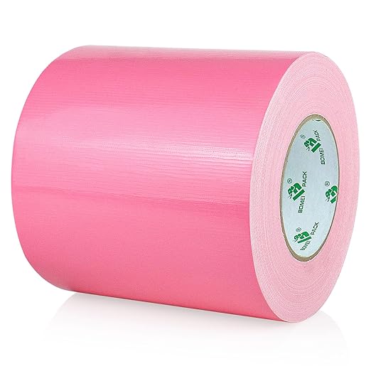 BOMEI PACK 6inch Wide Orange Duct Tape, Heavy Duty Strong Waterproof Industrial Color Duct Tape 9.0mil x 6inch x 60yds for Crafts, Home Improvement, Repairs, & Projects