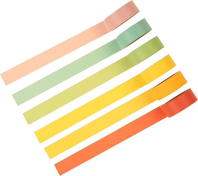 CCINEE 48 Roll Washi Tapes, Washi Masking Decorative Tapes for DIY Decor Planners Scrapbooking Adhesive School Party Supplies