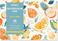 Watercolor Paper Pad, 30 Sheets, A5 (8.3 x 5.8"), 100% Cotton Paper, Glue Bound, 140LB/300GSM Cold Pressed Water Color Paper for Watercolor Drawing, Mixed Media, Art Journaling (8.3 x 5.8 Inch)
